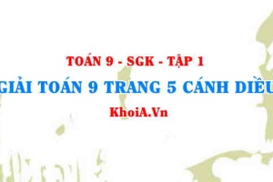 Giải Toán 9 trang 5 Cánh Diều Tập 1
